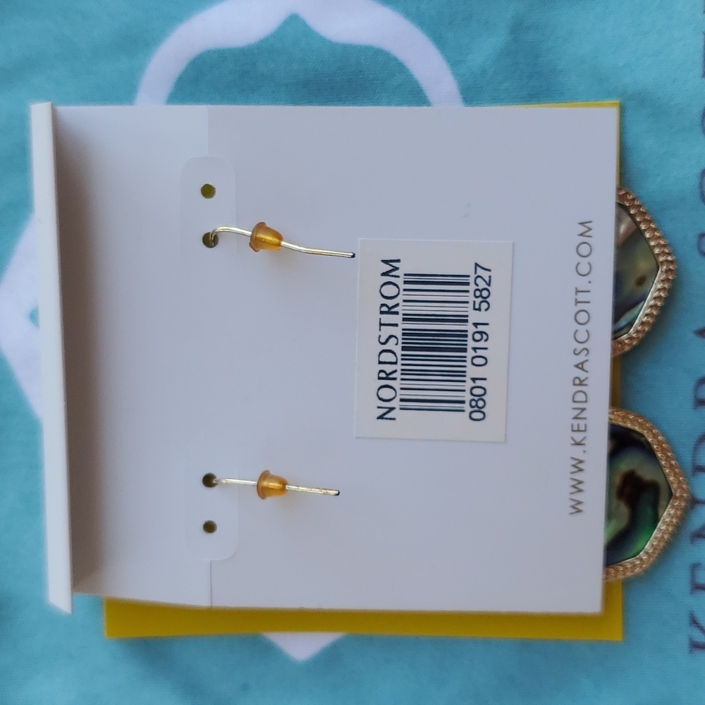 Kendra Scott Deva Earrings Abalone Iridescent Dru… - image 5